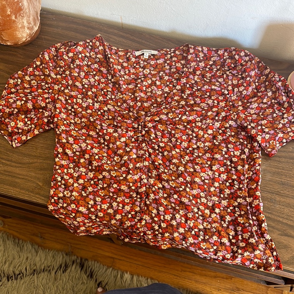 Madewell silk blouse